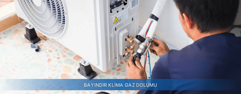 Bayındır İlçemi General Electric Klima Gaz Dolumu